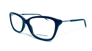 BURBERRY B 2170 3001 GAFAS NEGRAS BRILLANTES OJO DE GATO AUTÉNTICAS RX 54-15-140 MM - Imagen 1 de 10