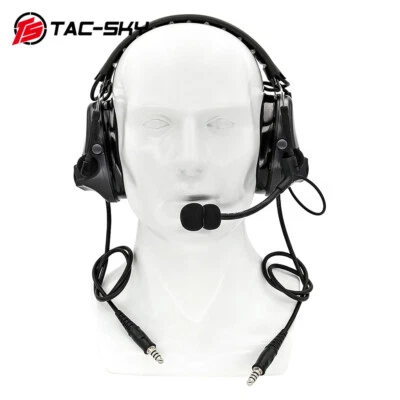 TAC-SKY Tactical C3 COMTAC III Noise-Reduction Pickup Headset Dual ChannelS Ver. - Image 1 of 4