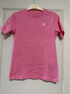 New Adidas Originals Girl's Shirts & Tops Kids Pink Tee Small 9-10 years/140 - Picture 1 of 8