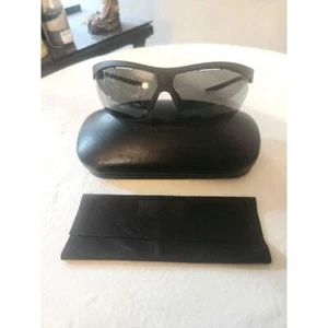 Puma Herren Shield Sonnenbrille PU0005SC05 schwarz Sport polarisiert mit Hartschalenetui Stoff - Bild 1 von 11