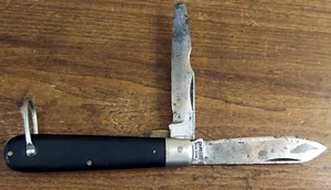 Vintage Camillus Pocket Knife TL 29 Military Electrician Knife Lineman - Picture 1 of 13