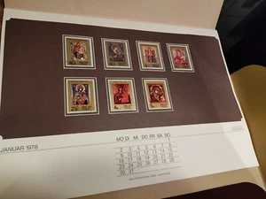 Briefmarken 1978 Marken der Welt Sammelmappe Kalender AKAI ungenutzt Sammlerstüc - Bild 1 von 4