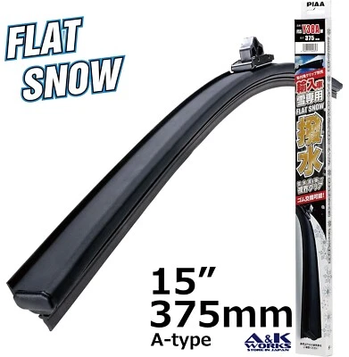 Limpiaparabrisas de invierno PIAA FSSY38AW FlatSnow Silicort 15" 375 mm listo para todo clima Foto 1 de 4