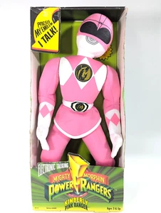 Mighty Morphin Power Rangers "Talking" 18" Plush Doll Vintage 1993 Pink Kimberly - Picture 1 of 10