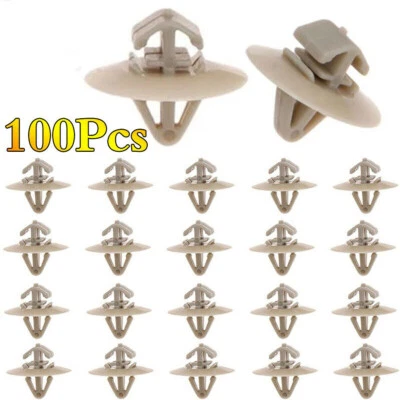100PCS VAUXHALL VIVARO SIDE DOOR MOULDING SIDE TRIM CLIPS EXTERIOR PANEL PLASTIC - Image 1 of 4