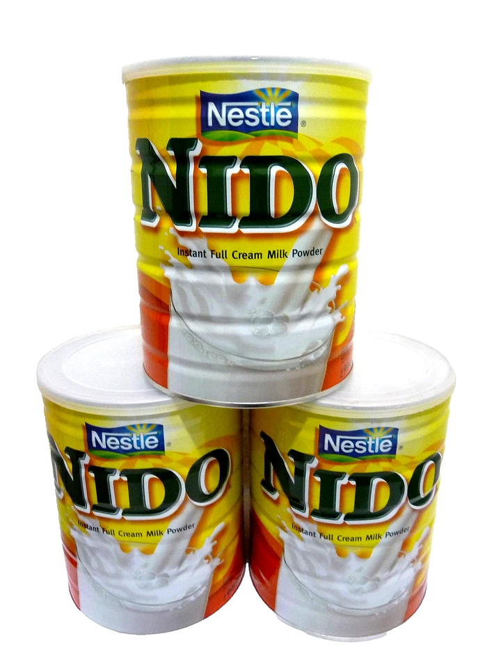 3 x 900 g NIDO VOLLMILCH PULVER NESTLE GETRÄNKEPULVER INSTANT MILCHPULVER  - Bild 1 von 1