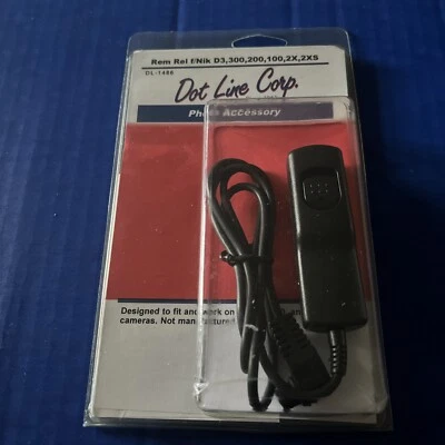 Dot Line Shutter Release Remote Cord For Nikon D3 300 200 100 2X Plus More - Image 1 of 2
