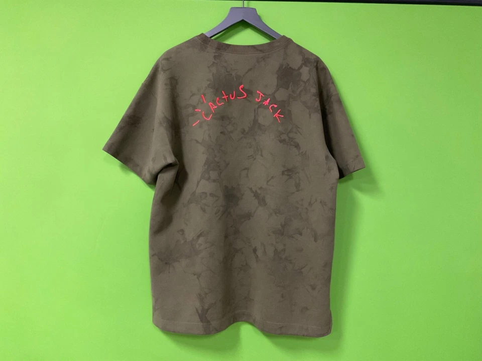 Camiseta Nike Air Jordan Cactus Jack Gruesa Algodón Gamuza Talla L CN3433-222 Foto 1 de 2