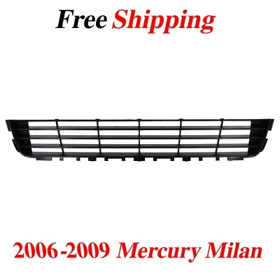For 2006-2009 Bumper Grille Mercury Milan Front Center Black Plastic FO1036120 - Imagem 1 de 4
