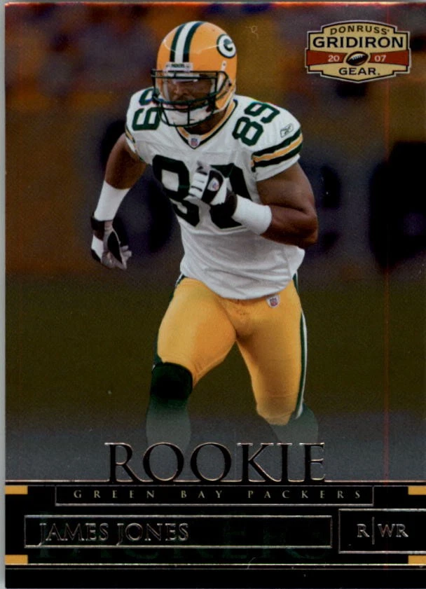 2007 Donruss Gridiron Gear #144 James Jones RC/599 - FB - Image 1 of 2