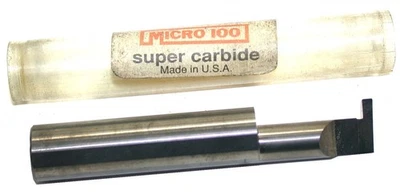Micro 100 XC20939 Carbide Grooving Tool Retaining Ring .093" Width 1/2" Shank  - Image 1 of 3