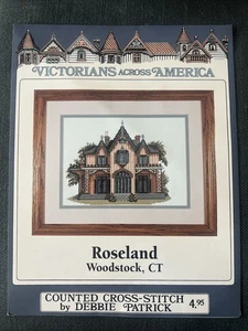 D Patrick Victorians Across America Roseland Woodstock CT Cross Stitch Pattern - Picture 1 of 2