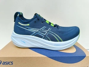 Zapatillas de deporte para mujer ASICS Gel-Nimbus 26 azul francés/lima eléctrica talla 6 del Reino Unido - Imagen 1 de 12