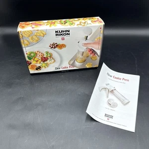 Kuhn Rikon Plätzchenpresse 14-teiliges Set Backen Spritz Dekorieren Ausstecher Neu - Bild 1 von 5