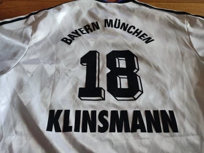 FC Bayern München Jürgen Klinsmann 1995 1996 Away Trikot, 176 XL, Authentic - Bild 1 von 4