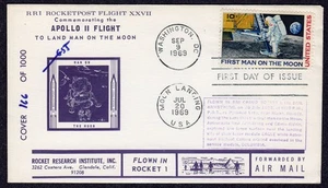 1969 Apollo 11 Man on the Moon (Scott C76) - Unknown-Maker FDC TC313 - Picture 1 of 2