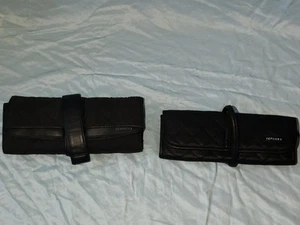 Sephora HERE's THE SKINNY Brush Set 5 Makeup Brush + Zip Pouch black or pink - Picture 1 of 3