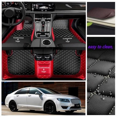 Alfombrillas de coche impermeables delanteras traseras aptas para Lincoln MKZ 2007-2020 Foto 1 de 4