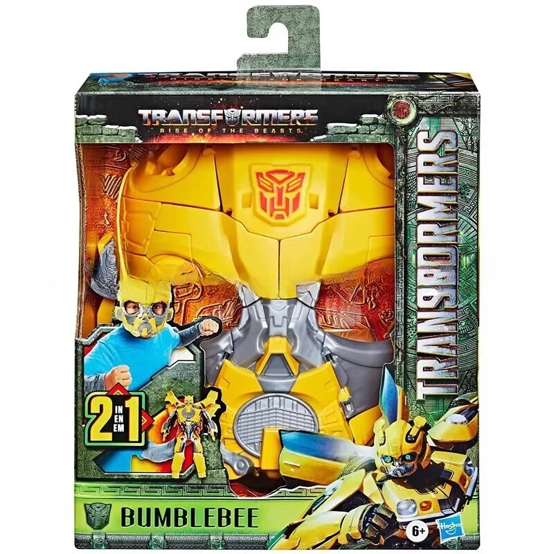 New Transformers 7 Bumblebee Mask Rise of the Beasts Hasbro Action Figure Toys - Image 1 of 4