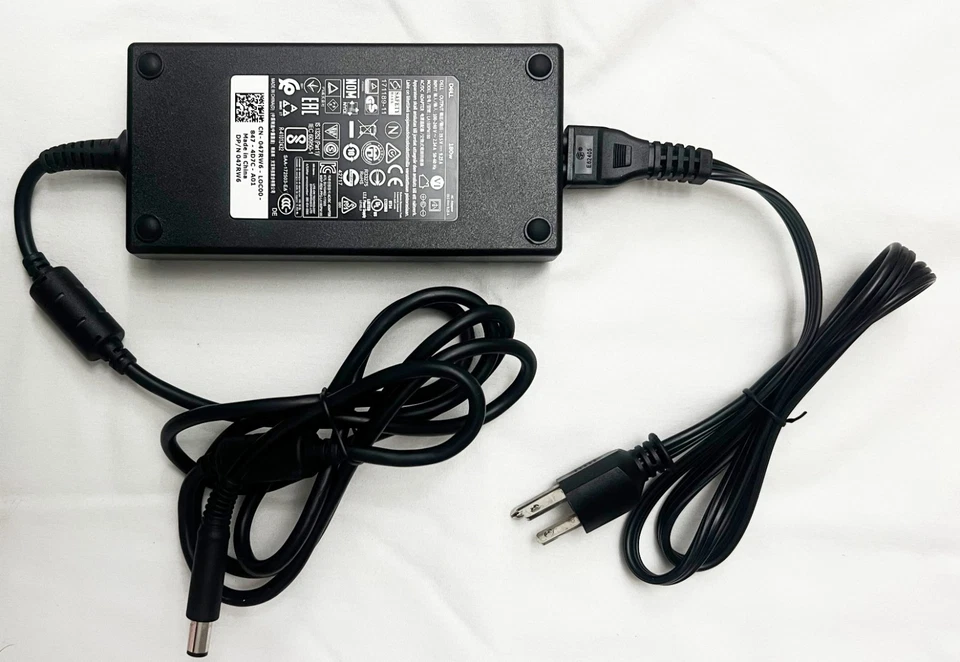 DELL 180W 19.5V Laptop AC Adapter/Charger Alienware/Precision Compatible OEM - Image 1 of 2