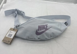 Nike Unisex Heritage Waist Bag Fanny Pack Blue Sport Adjustable Strap Gorpcore - Picture 1 of 7