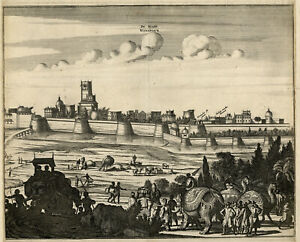 Antique Print-TOPOGRAPHY-WINGURLA-VISJAPUR-MALABAR-INDIA-DAPPER-Anonymous-1672
