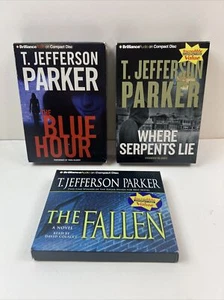 Lot of 3 ~ T. JEFFERSON PARKER ~ Audiobooks on CD ~ 3 Novels on 13 CD's - Picture 1 of 7
