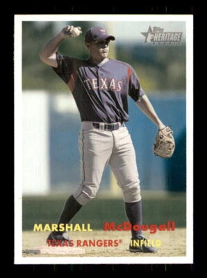 2006 Baseball Topps Heritage Marshall McDougall Texas Rangers #389 - Image 1 of 2