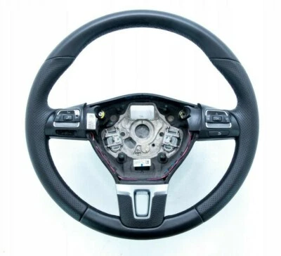 Lederlenkrad Lenkrad VW T5 T6 Transporter Multivan NEU LEDERBEZUG Neu Beziehen - Bild 1 von 4