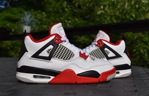 Nike Air Jordan 4 Retro GS 'Fire Red' 2020 408452-160 juvenil talla 4,5 años - Imagen 1 de 10