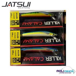 KIT 3 PEZZI ARTIFICIALE PESCA CALAMARI TRAINA JATSUI KILLER CALAMARO 10 CM - Foto 1 di 1
