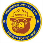 Smokey Bear Fire Prevention Metal Sign 14 Round
