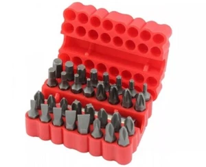 33PC PIECE SCREWDRIVER BIT TOOL HOLDER TORX STAR HEX 60MM BAR - Picture 1 of 2