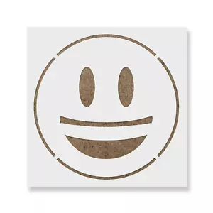 Plantilla de sonrisa emoji - plantillas Mylar duraderas y reutilizables - Imagen 1 de 5