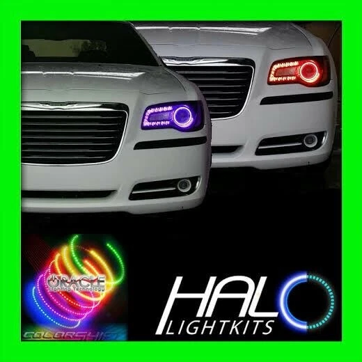 2011-2014 CHRYSLER 300 300C COLORSHIFT LED LIGHT HEADLIGHT HALO KIT by ORACLE  - Image 1 of 4