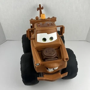 Tow Mater Talking Toy Disney Cars Push and Pull Truck 2014 Jakks Works No Chain - Picture 1 of 7
