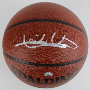 Isiah Thomas Signed Spalding NBA Full Size Basketball (JSA COA) HOF 2000 Pistons - Picture 1 of 6