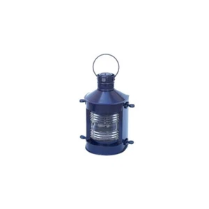 Handcrafted Nautical Decor Masthead Oil Lamp Size: 12" H x 7.5" W x 5" D, Finish - Picture 1 of 7