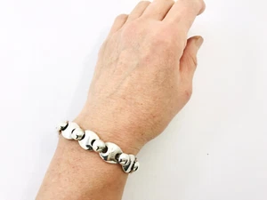Heavy 925 Sterling Silver Chain Bracelet. 53 grams, 17.5 cm, 6.9" - Picture 1 of 8
