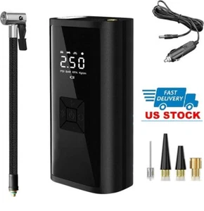 Car Air Tire Pump Inflator Compressor Digital Electric Auto Portable 150PSI 12V - Picture 1 of 7