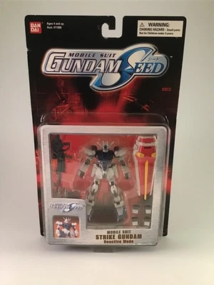 Figura de acción Strike Gundam modo desactivo traje móvil semilla Bandai 2004 sellada  Foto 1 de 4