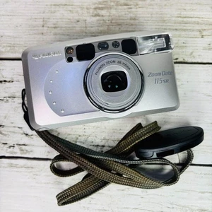 Fujifilm ZOOM DATE 115SR Film Camera Compact Used No Customs Fees US - Picture 1 of 10