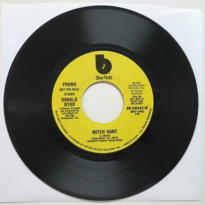 DONALD BYRD: Witch Hunt (Vinyl 7" Single) NM - Image 1 of 2