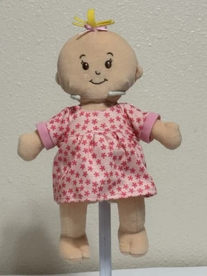 Manhattan Toys 11 pulgadas Baby Stella felpa pelo amarillo tela bebé muñeca sin pacifie Foto 1 de 4