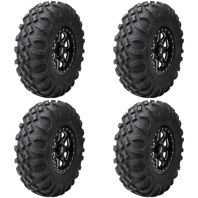(4 Pack) Tusk Megabite Radial Tire 32x10-15 For Kawasaki Teryx KRX 1000 Trail Foto 1 de 4