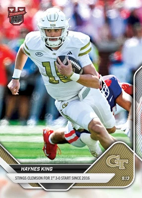Bowman U Now Haynes King #11 Stings Clemson 2025 primer 3-0 abierto desde 2016 Foto 1 de 2