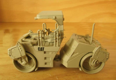 1/50 NORSCOT CAT 55255 CB-534D Vibratory Asphalt Compactor Truck Engineering Car - Image 1 of 4