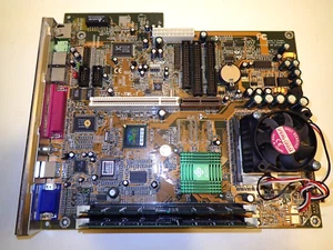 Soyo SY-71WL-T Motherboard Socket 370 Intel Celeron 1200MHz 192MB RAM *RARE* - Picture 1 of 5