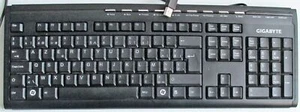 KEYBOARD GIGABYTE GK-KM6150 keyboard azerty usb - Picture 1 of 1