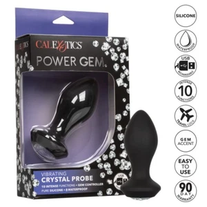 Cal Exotics Power Gem Vibrating Crystal Probe Black - Picture 1 of 13